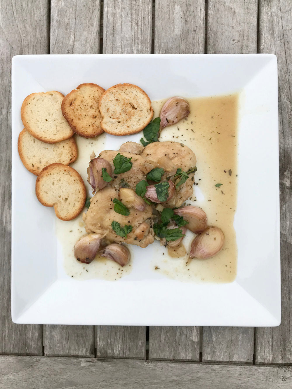 80 Clove Garlic Chicken